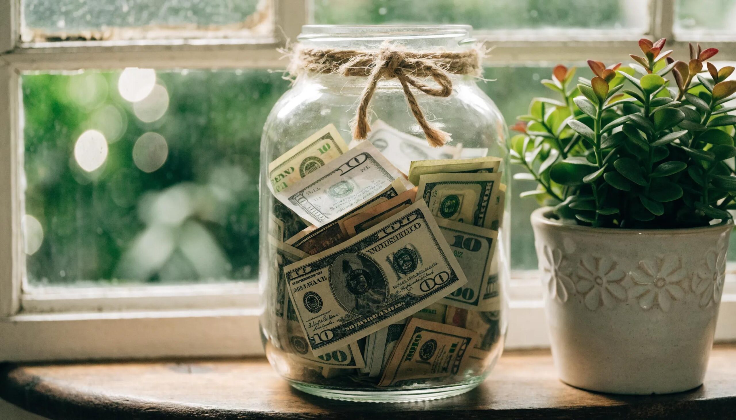Significant cash value accumulation symbolized by a savings jar